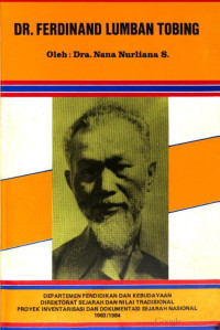 Image of Dr. Ferdinand Lumban Tobing: pahlawan nasional