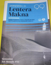 Image of Antologi Quotes: Lentera Makna