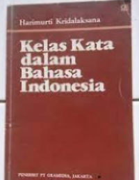Image of Kelas Kata Bahasa Indonesia