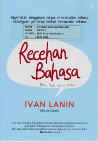 Image of Recehan Bahasa